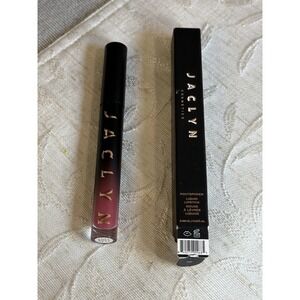 JACLYN Cosmetics Poutspoken Liquid Lipstick Easy Peasy Full Size .12‎ fl oz NIB